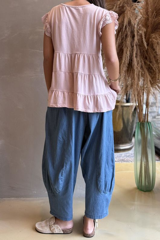 Classic Cotton Smock Tee Rose